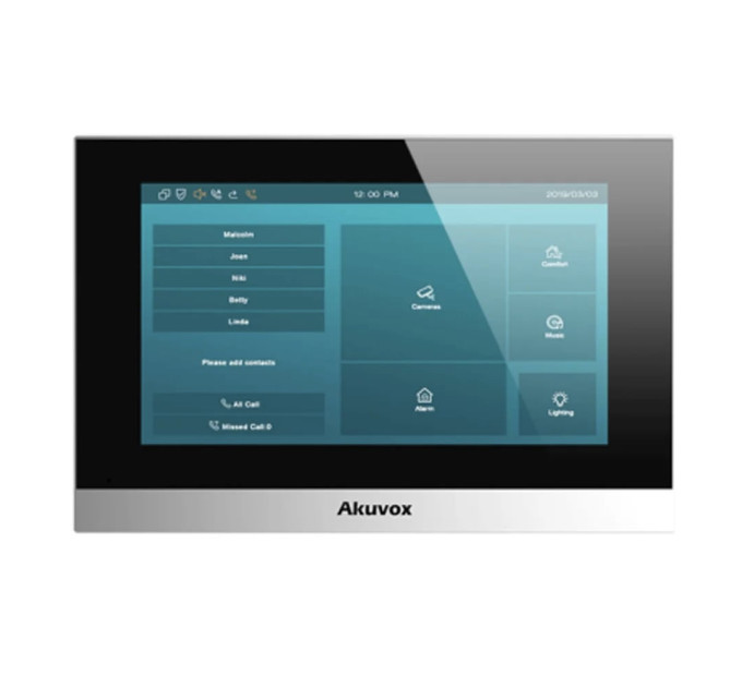 Відеодомофон 7” Akuvox C315S Silver SIP Android