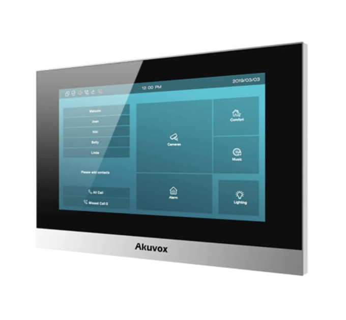 Відеодомофон 7” Akuvox C315S Silver SIP Android