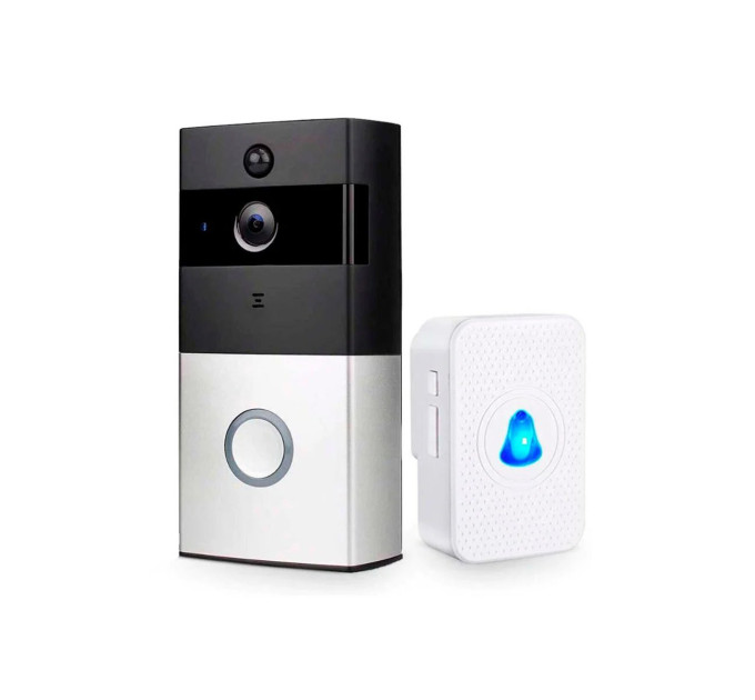 Дверной WiFi звонок 2Mp Light Vision VLC-01IVP Silver с ИК-датчиком движения