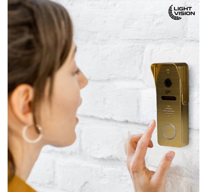 Відеопанель 2Mp Light Vision RIO FHD Gold