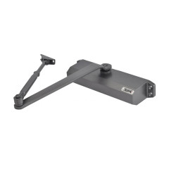 Дверний доводчик Dortec DT-65H Graphite з фіксацією дверей у відчиненому положенні