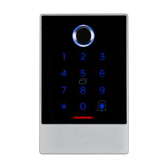 Клавиатура с Bluetooth, с контроллером, считывателем отпечатков пальцев и карт Mifare Trinix TRK-1106BTFW