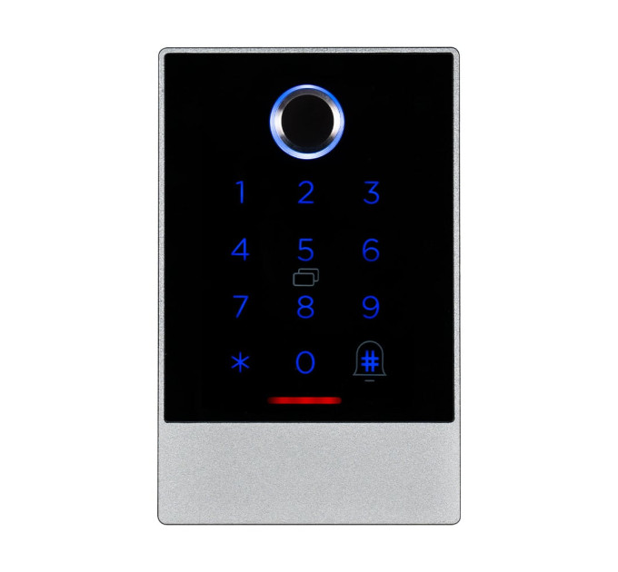 Клавиатура с Bluetooth, с контроллером, считывателем отпечатков пальцев и карт Mifare Trinix TRK-1106BTFW Клавиатура с Bluetooth, с контроллером, считывателем отпечатков пальцев и карт Mifare Trinix TRK-1106BTFW
