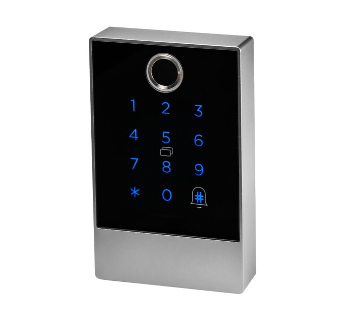 Клавиатура с Bluetooth, с контроллером, считывателем отпечатков пальцев и карт Mifare Trinix TRK-1106BTFW