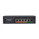PoE-коммутатор 6-портовый гигабитный NVC-604Gs