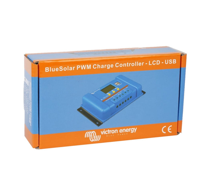 PWM-контроллер заряда солнечных панелей Victron Energy BlueSolar PWM-LCD&USB 12/24V-20A