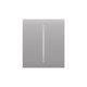 Кнопка Button (fog/димна) для LightSwitch CenterButton (2-gang) Ajax