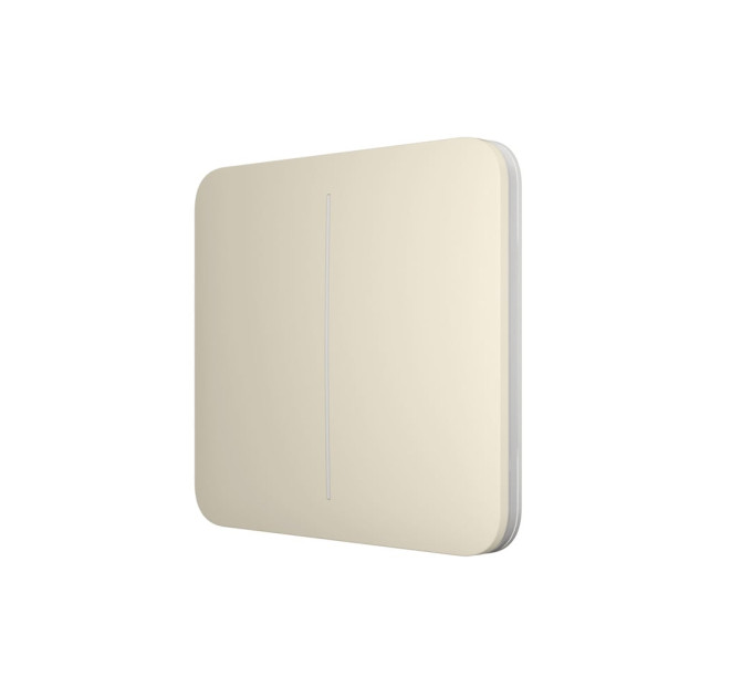 Кнопка Button (ivory/слонова кістка) для LightSwitch SoloButton (2-gang) Ajax