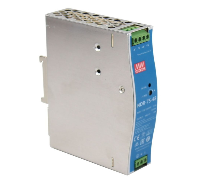 Блок живлення NDR-75-48 Mean Well на DIN-рейку