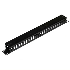 Кабельный органайзер с крышкой PiPo 19" 1U металл