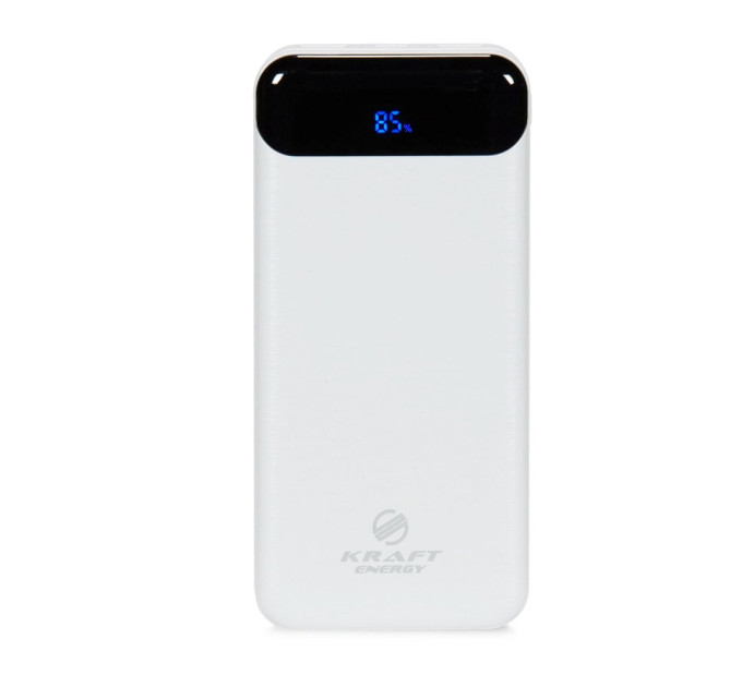 Повербанк 20000 mAh Power Bank Kraft KPB-2020FC White 22.5W QC3.0 Повербанк 20000 mAh Power Bank Kraft KPB-2020FC White 22.5W QC3.0