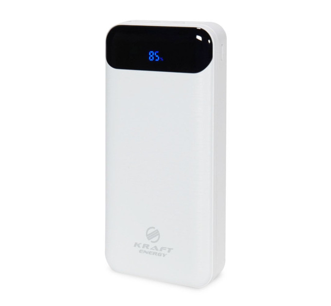 Повербанк 20000 mAh Power Bank Kraft KPB-2020FC White 22.5W QC3.0