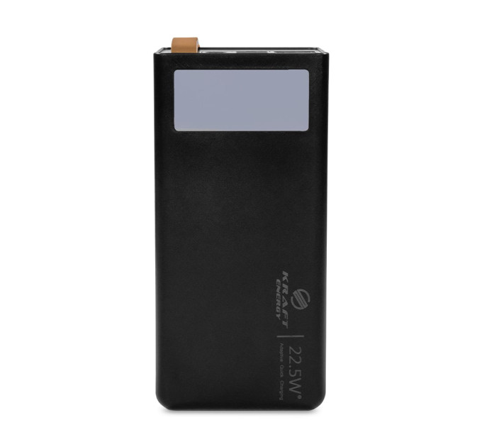 Повербанк 40000mAh Power Bank Kraft KPB-2340FCL Black 22.5W QC3.0 LED-фонарь Повербанк 40000mAh Power Bank Kraft KPB-2340FCL Black 22.5W QC3.0 LED-фонарь
