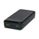 Повербанк 20000 mAh Power Bank Kraft KPB-2020FC Black 22.5W QC3.0