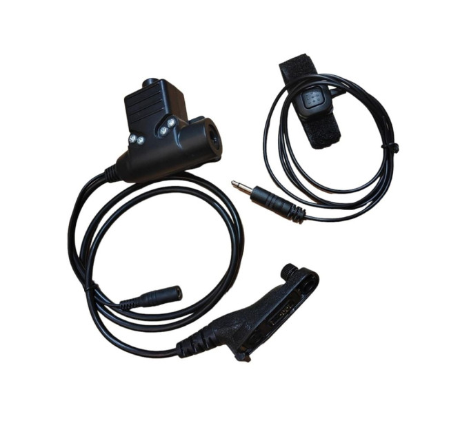 Кнопка PTT для радиостанций Motorola DP4400, DP4800 + пальцевая кнопка для наушников Earmor/Sordin/Peltor Кнопка PTT для радиостанций Motorola DP4400, DP4800 + пальцевая кнопка для наушников Earmor/Sordin/Peltor