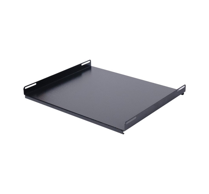 Серверна полиця NVC-600D/SH Black для комутаційної шафи глибиною 600 мм