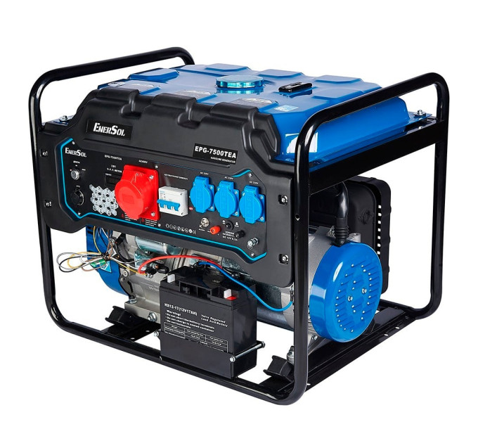 Генератор бензиновий 7 кВт EnerSol EPG-7500TEA