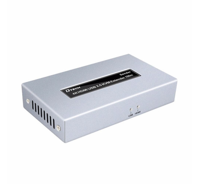 Подовжувач 4K HDMI і USB 2.0 KVM 100m Dtech DT-7051