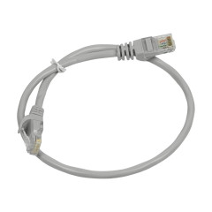 Патч-корд мережевий Trinix UTP, RJ-45, CAT.5 0.3m Gray