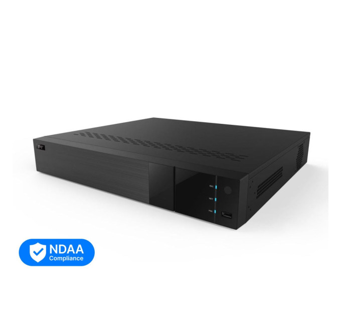 IP-відеореєстратор 32-канальний 12Mp TVT TD-3332H4-16P-B2(320-256) з 16 портами PoE