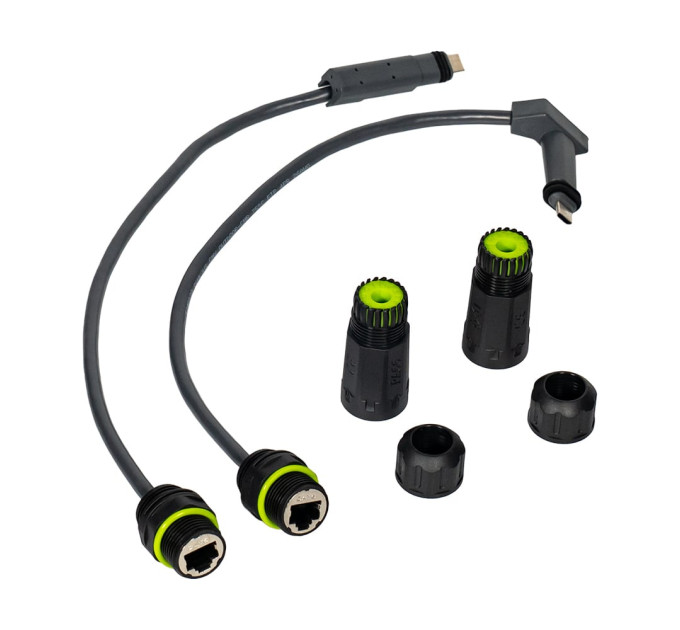 Комплект конекторів IP68 SPX Plug to RJ45 для Starlink Gen2