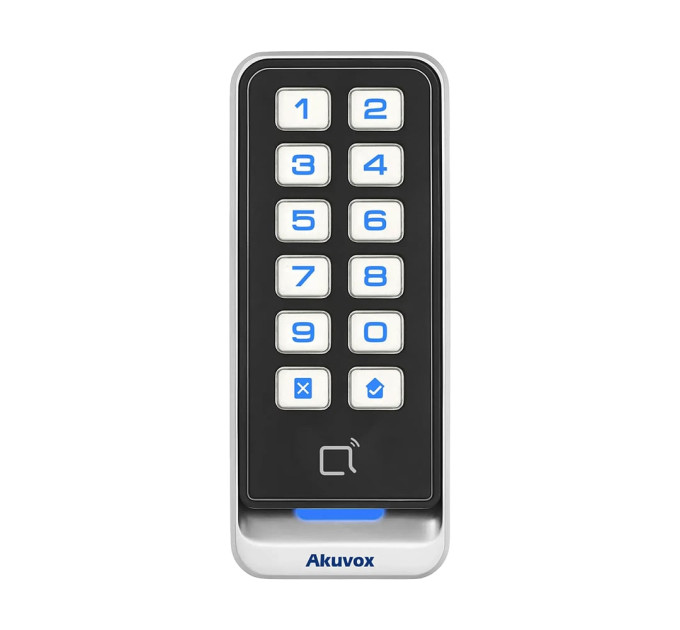 Зчитувач EM-Marine та Mifare з клавіатурою Akuvox CRM11