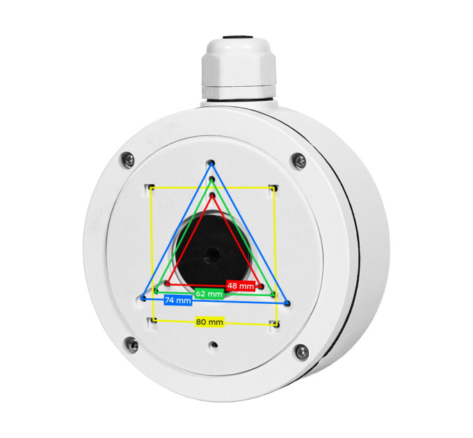 Монтажна коробка Light Vision VLC-1280(M), метал, 132*52 мм