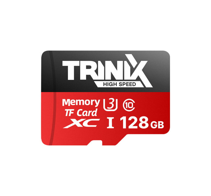 Карта памяти Trinix 128GB miсroSDXC с SD-адаптером U3 V30 A1