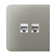 Фронтальная панель Ajax SideCover (LAN) olive/оливковая для интернет-розетки Outlet (LAN)