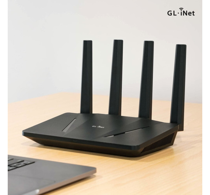 WiFi 6 маршрутизатор GL.iNet Flint (GL-AX1800-EU) гигабитный двухдиапазонный