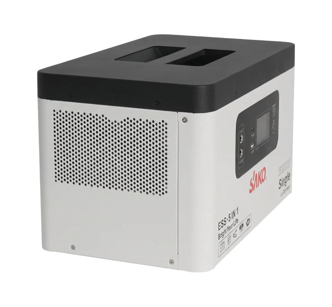 Портативна зарядна станція Sako Alpha-ESS-500W/1KWh. Потужність 500 Вт, енергоємність 1004.8 Вт*год, LifePO4