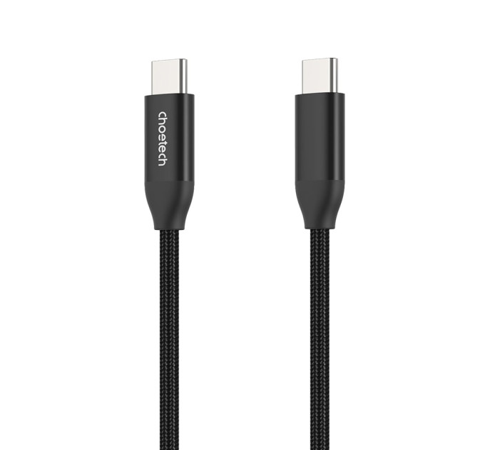 Кабель Choetech ХСС-1060 Black USB-C на USB-C PD3.1 240W 1m+2m, набор из 2 шт.