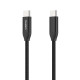 Кабель Choetech ХСС-1060 Black USB-C на USB-C PD3.1 240W 1m+2m, набор из 2 шт.