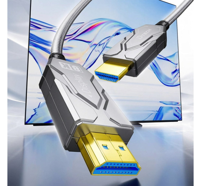 Кабель оптический армированный HDMI 2.1 70m Dtech DT-HF8070K
