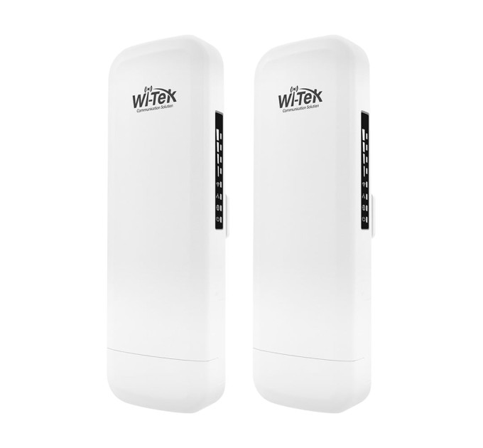 Комплект беспроводного моста WiFi Wi-Tek WI-CPE800-KIT V3 5GHz, 867Mbps, 5km, 2x1000Mbps, PoE IN/LAN OUT, Cloud