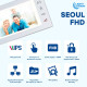 Комплект видеодомофона Light Vision: видеодомофон 7" SEOUL и видеопанель 2Mp White