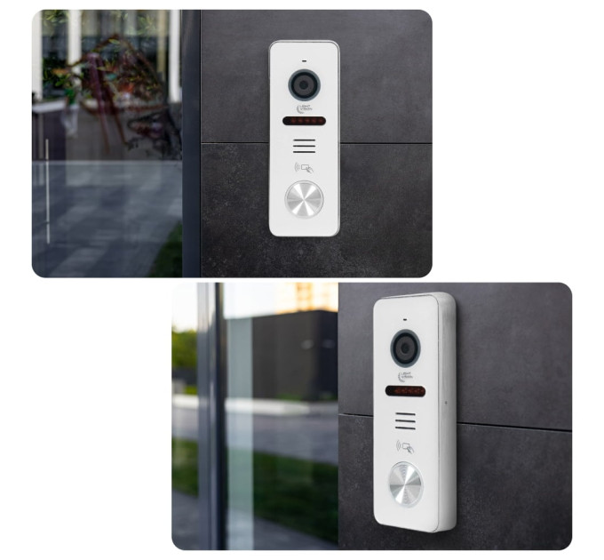 Комплект видеодомофона Light Vision: видеодомофон 7" SEOUL и видеопанель 2Mp White