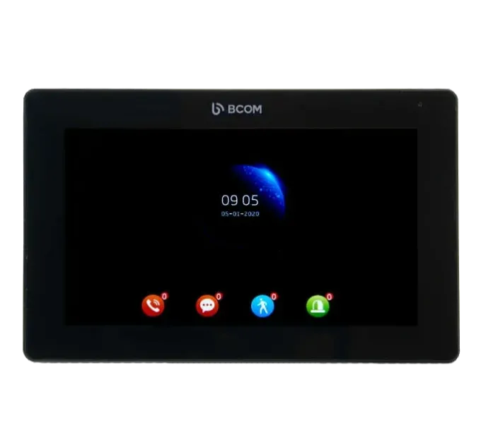 BCOM BD-770FHD/T Black Видеодомофон