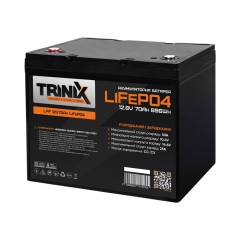 Аккумуляторная батарея литий-железо-фосфатная 12.8В 70А*ч Trinix 12V70Ah LiFePO4