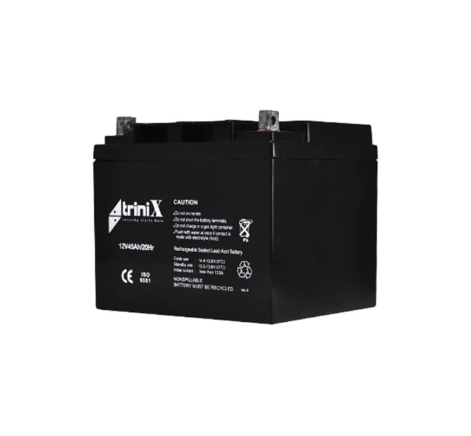 Аккумуляторная батарея 12В 45Ач Trinix 12V45Ah/20Hr AGM свинцово-кислотная Аккумуляторная батарея 12В 45Ач Trinix 12V45Ah/20Hr AGM свинцово-кислотная