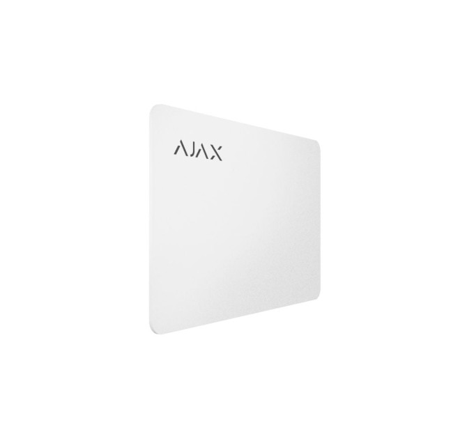 Картка керування Ajax Pass (3pcs) біла