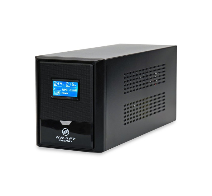 Источник бесперебойного питания Kraft KRF-B1000VA/600W(LCD)24V UPS под внешний аккумулятор
