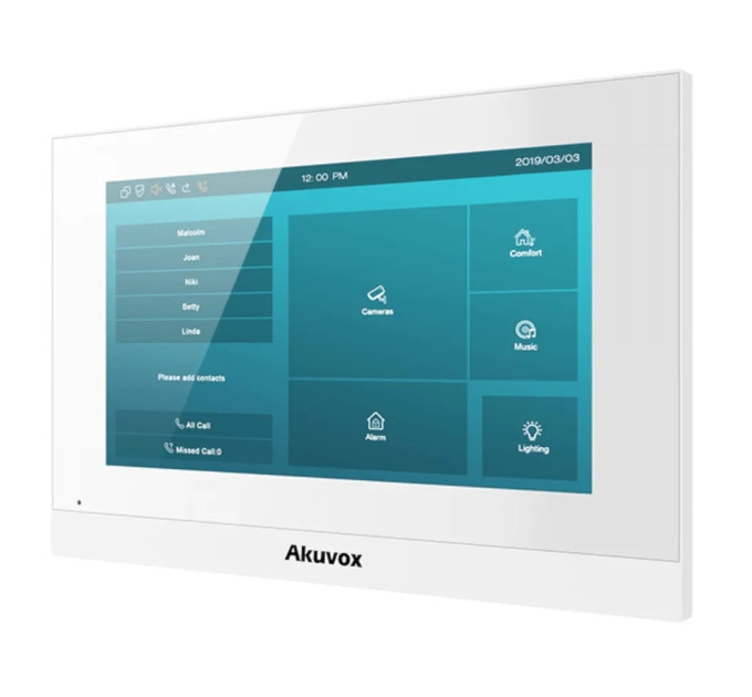 Відеодомофон 7” Akuvox C315S White SIP Android