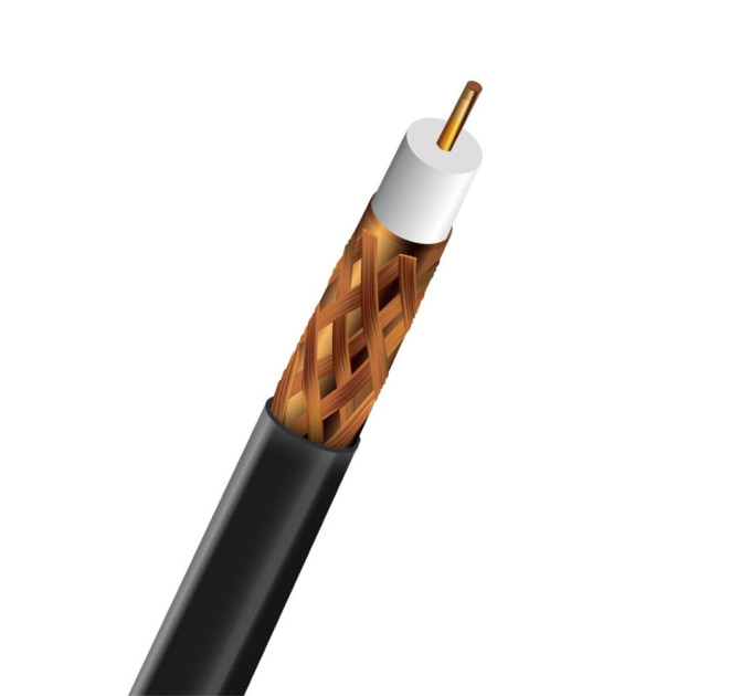 Кабель коаксіальний RG-59 (3C-2V) CU 0.8mm Outdoor Trinix 100m Кабель коаксіальний RG-59 (3C-2V) CU 0.8mm Outdoor Trinix 100m