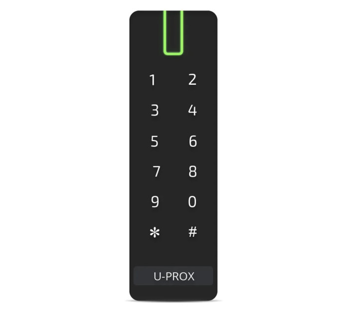 Зчитувач з клавіатурою ITV U-Prox SL keypad EM-Marine / Mifare / NFC / PayPass / PayWave / BLE Зчитувач з клавіатурою ITV U-Prox SL keypad EM-Marine / Mifare / NFC / PayPass / PayWave / BLE