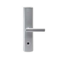 Замок биометрический автономный Trinix TRL-5111BTF Silver Right с Bluetooth, считывателем отпечатков пальцев и карт Mifare