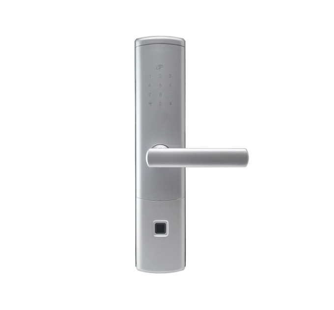 Замок биометрический автономный Trinix TRL-5111BTF Silver Right с Bluetooth, считывателем отпечатков пальцев и карт Mifare Замок биометрический автономный Trinix TRL-5111BTF Silver Right с Bluetooth, считывателем отпечатков пальцев и карт Mifare