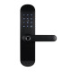 Замок биометрический автономный Trinix TRL-5103BTF Black Right с Bluetooth, считывателем отпечатков пальцев и карт Mifare