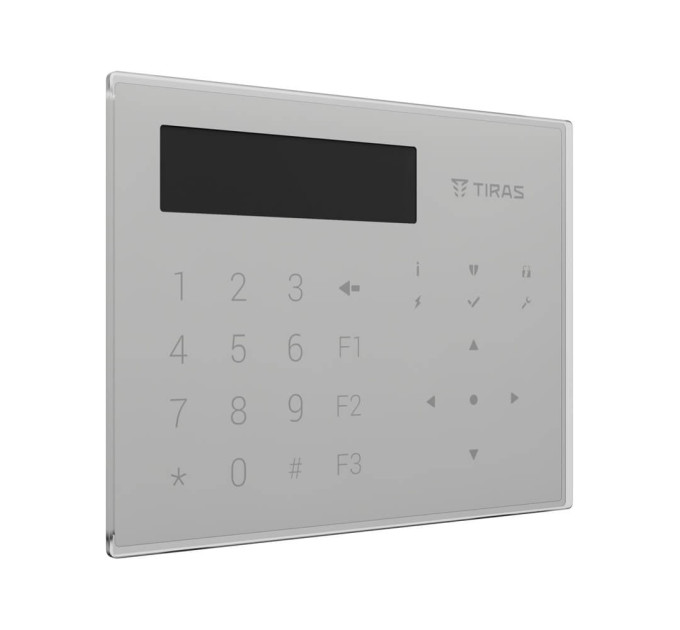 Клавиатура Tiras K-GLCD White с OLED-дисплеем