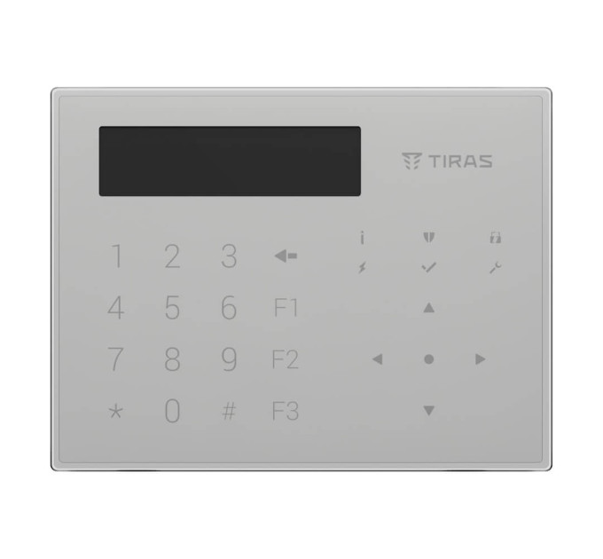 Клавиатура Tiras K-GLCD White с OLED-дисплеем